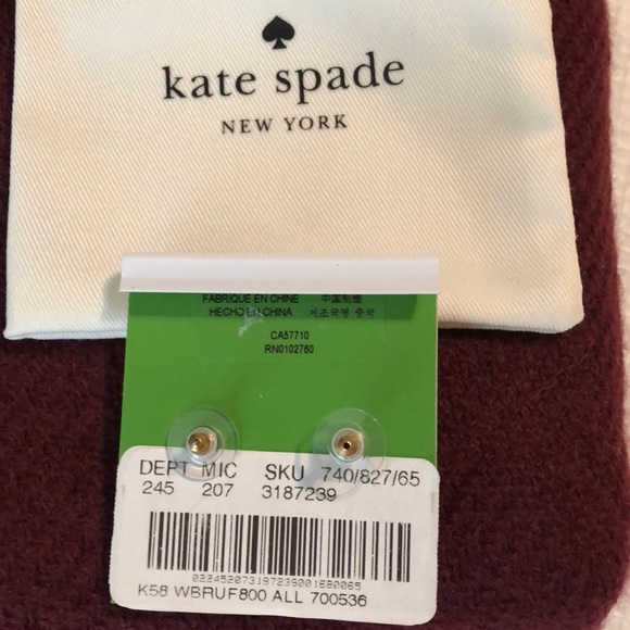 💕Kate Spade ♠️ New York Button Stud Earrings - Picture 4 of 6